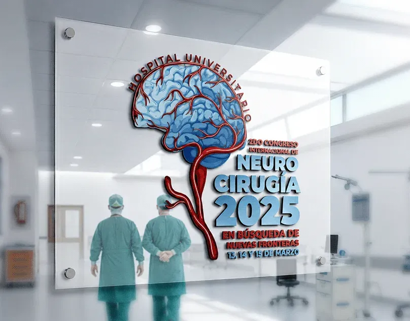 Visual identity system for a medical neurosurgery brand