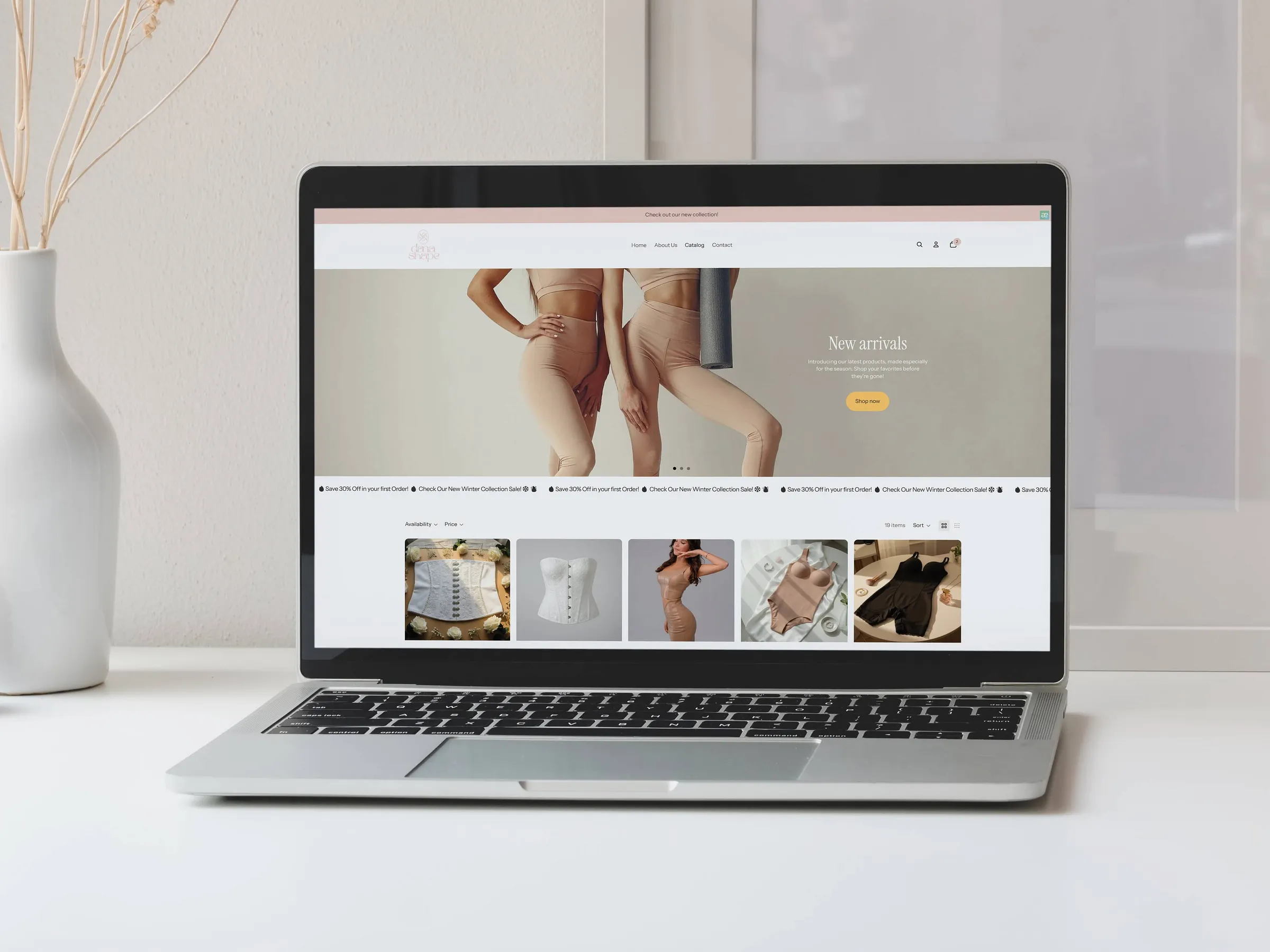 High-speed wellness website built with AstroJS framework, showing the 'The Future of Natural Healing' section on a modern laptop.